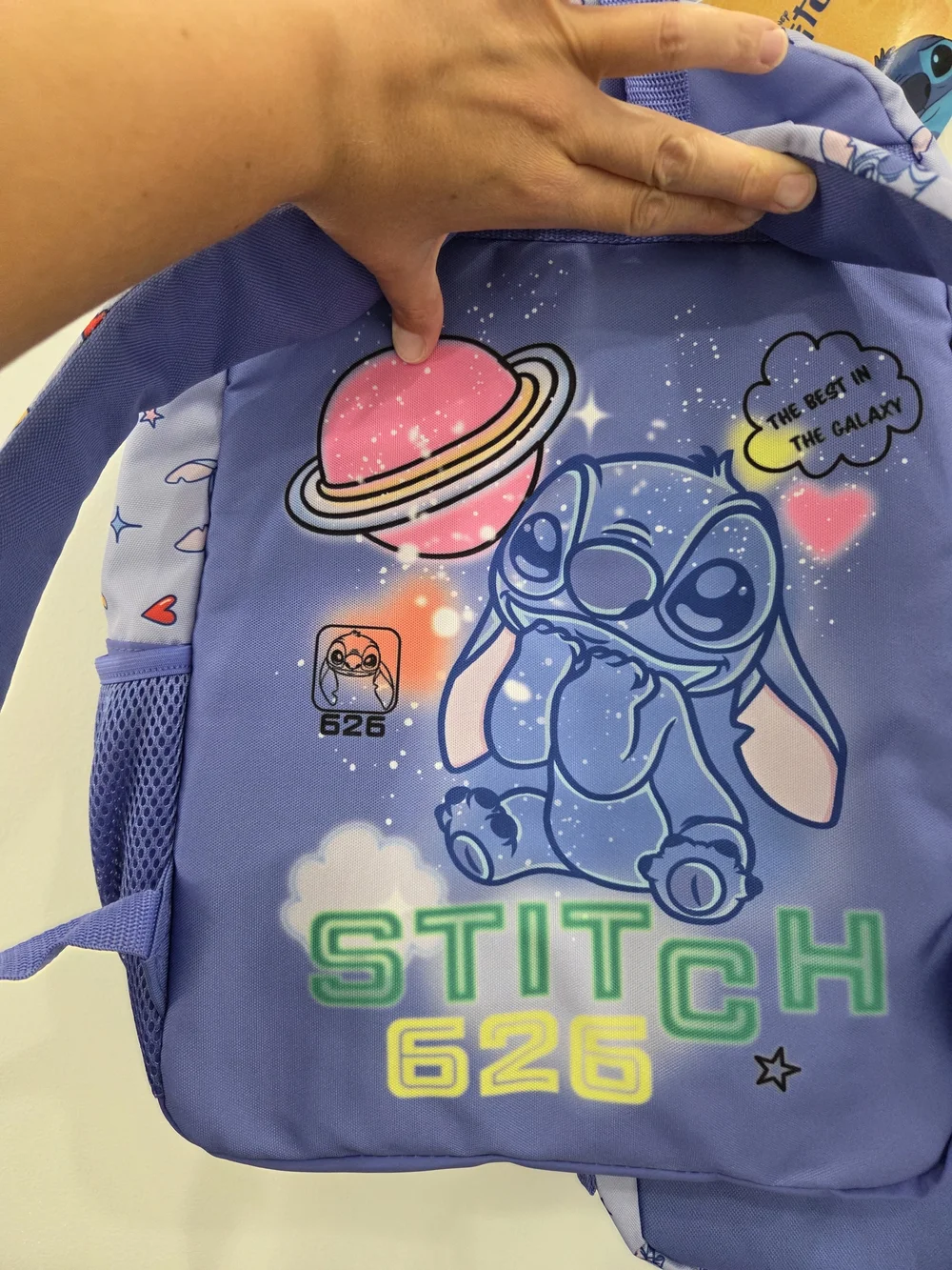 Kids Backpack And Lunchbox with Stitch Design